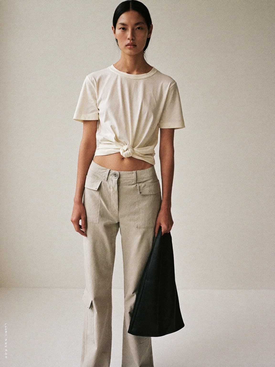 Airy Cotton Half-Sleeve Tee