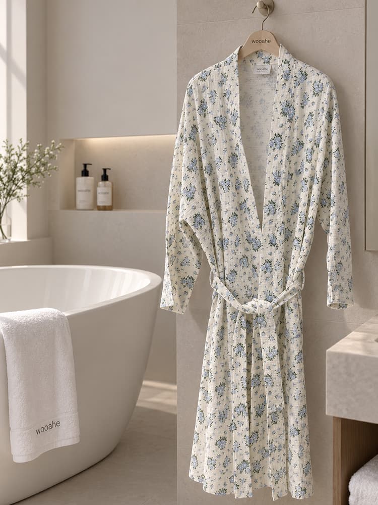 Cotton Gauze Robe