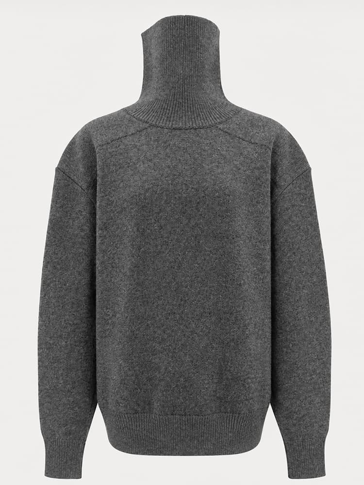 Funnel Knit in Slate — view 3