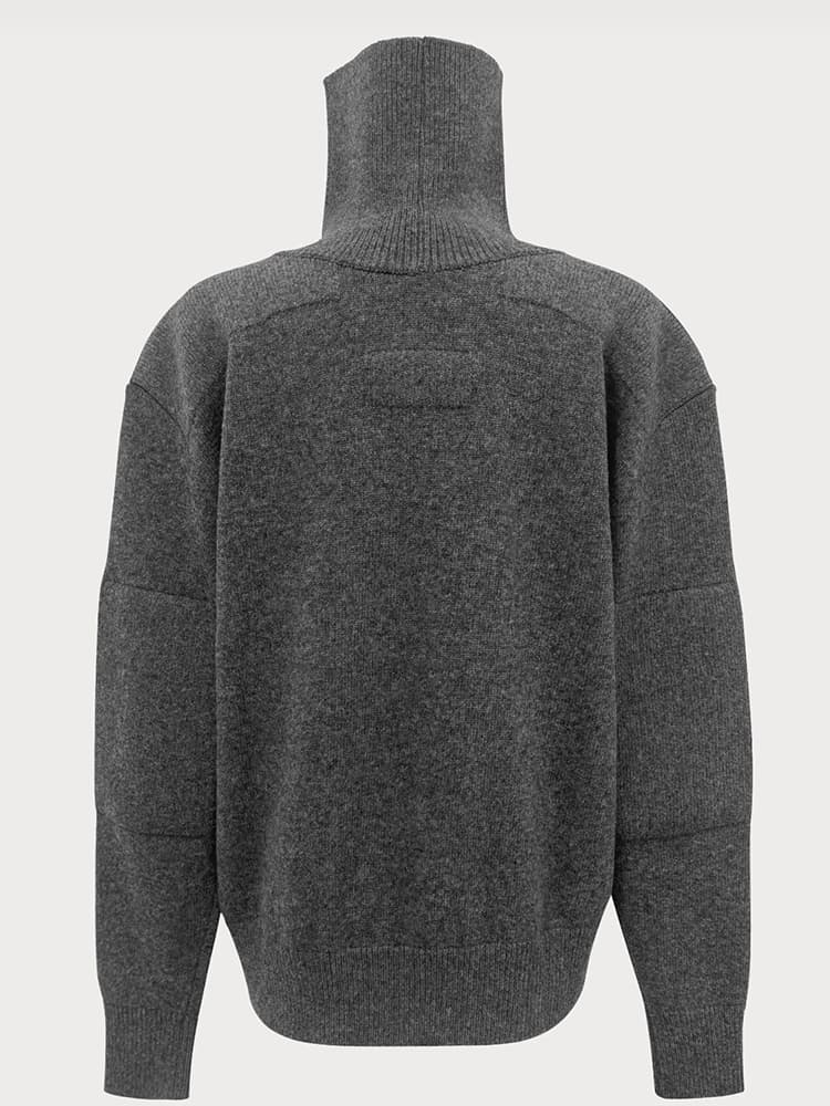 Funnel Knit in Slate — view 4