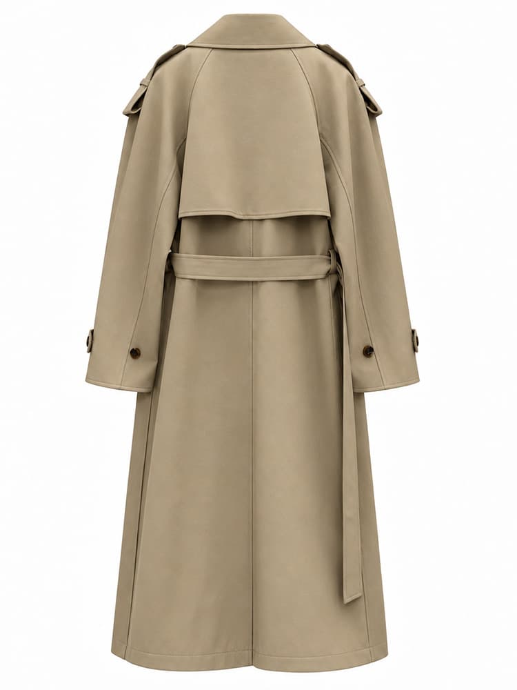 SoHo Trench Coat in Camel — view 8